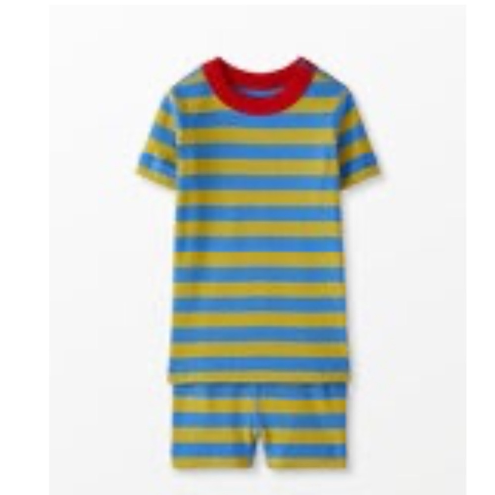 Hanna Andersson short john set, size 6-7